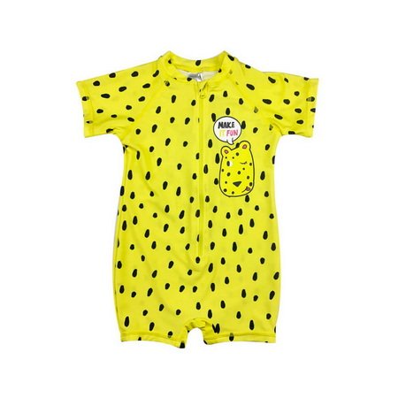 Cute Dots Printing One Piece Bathing Suit For Toddler Swimwear Suit-Ostar Swimwear recommend